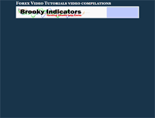 Tablet Screenshot of forex-video.brooky-indicators.com